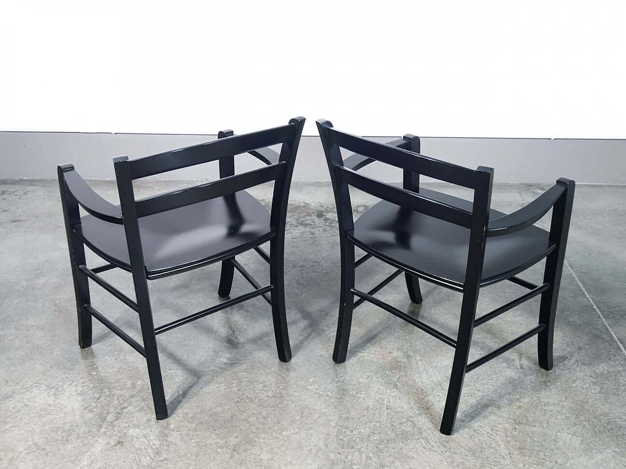 8 Marocca chairs by Vico Magistretti for De Padova, 1990s 10