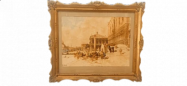 Vincenzo Caprile, Venezia, dipinto a olio su tela, '800
