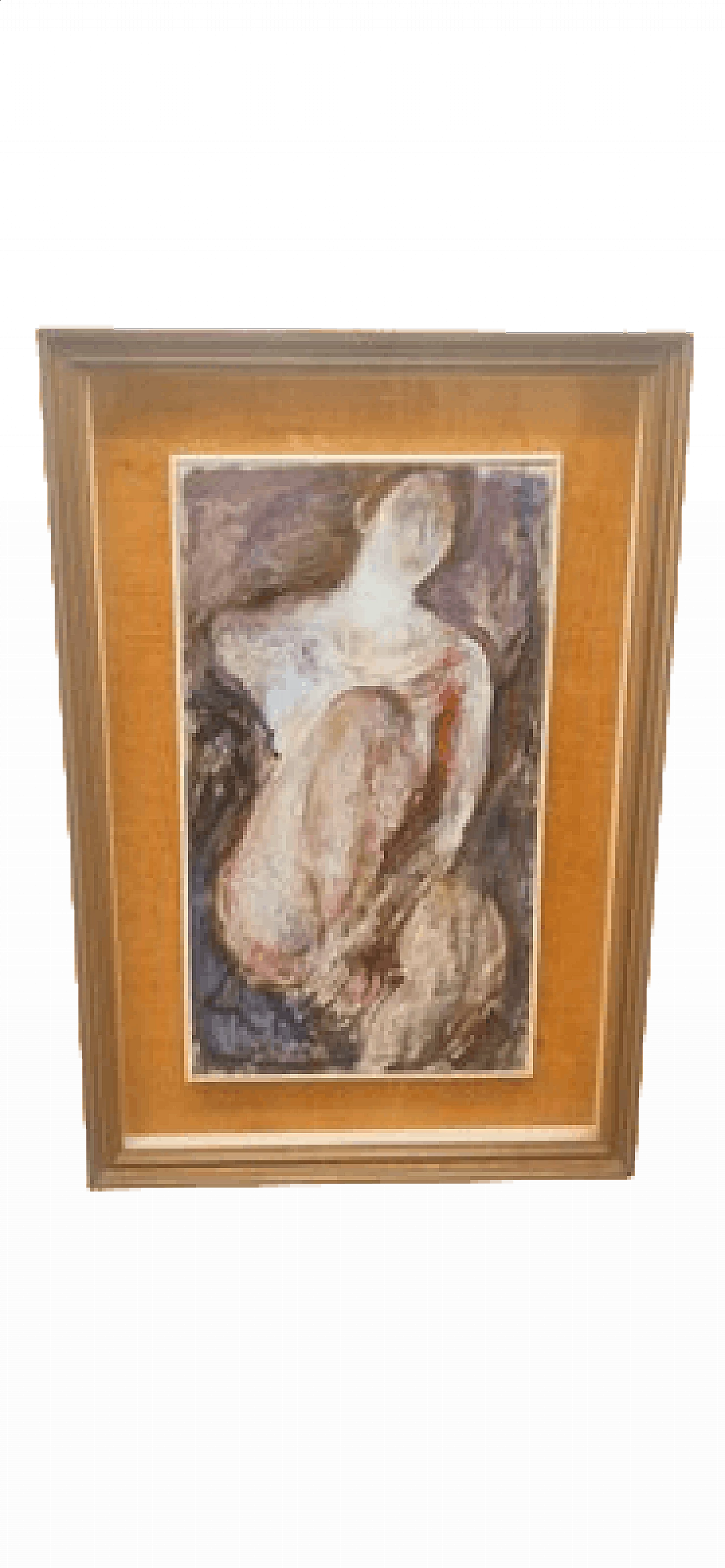 Capaldo, nudo femminile, dipinto a olio su tela, anni '70 7