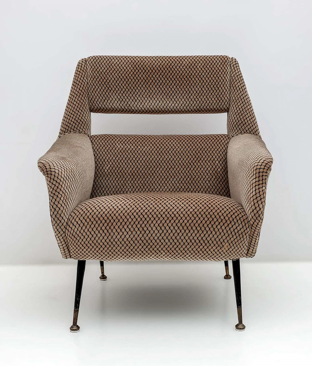 Pair of armchairs by Gigi Radice for Minotti Italia, 1950s 6