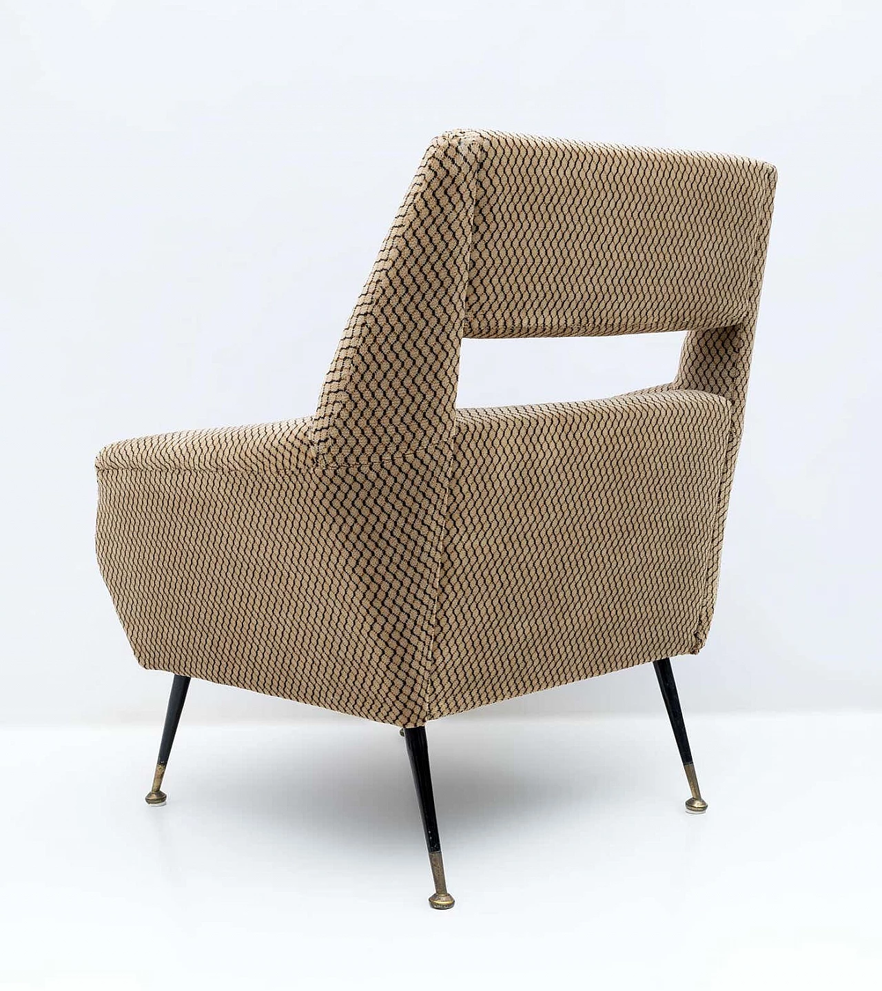 Pair of armchairs by Gigi Radice for Minotti Italia, 1950s 7
