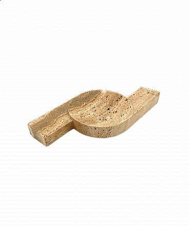 Travertine ashtray by CN Cerri Nestore, 1970s