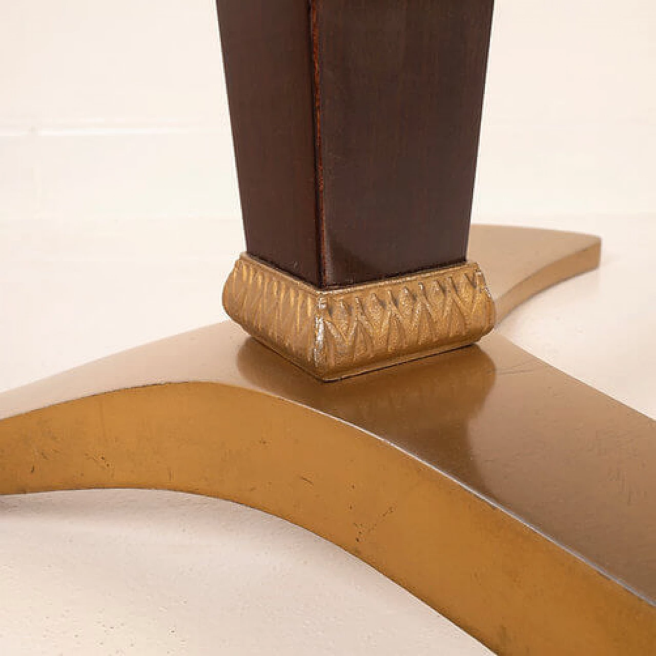 Tavolo in piuma di mogano di Fulvio Brembilla per RB Design, anni '50 3