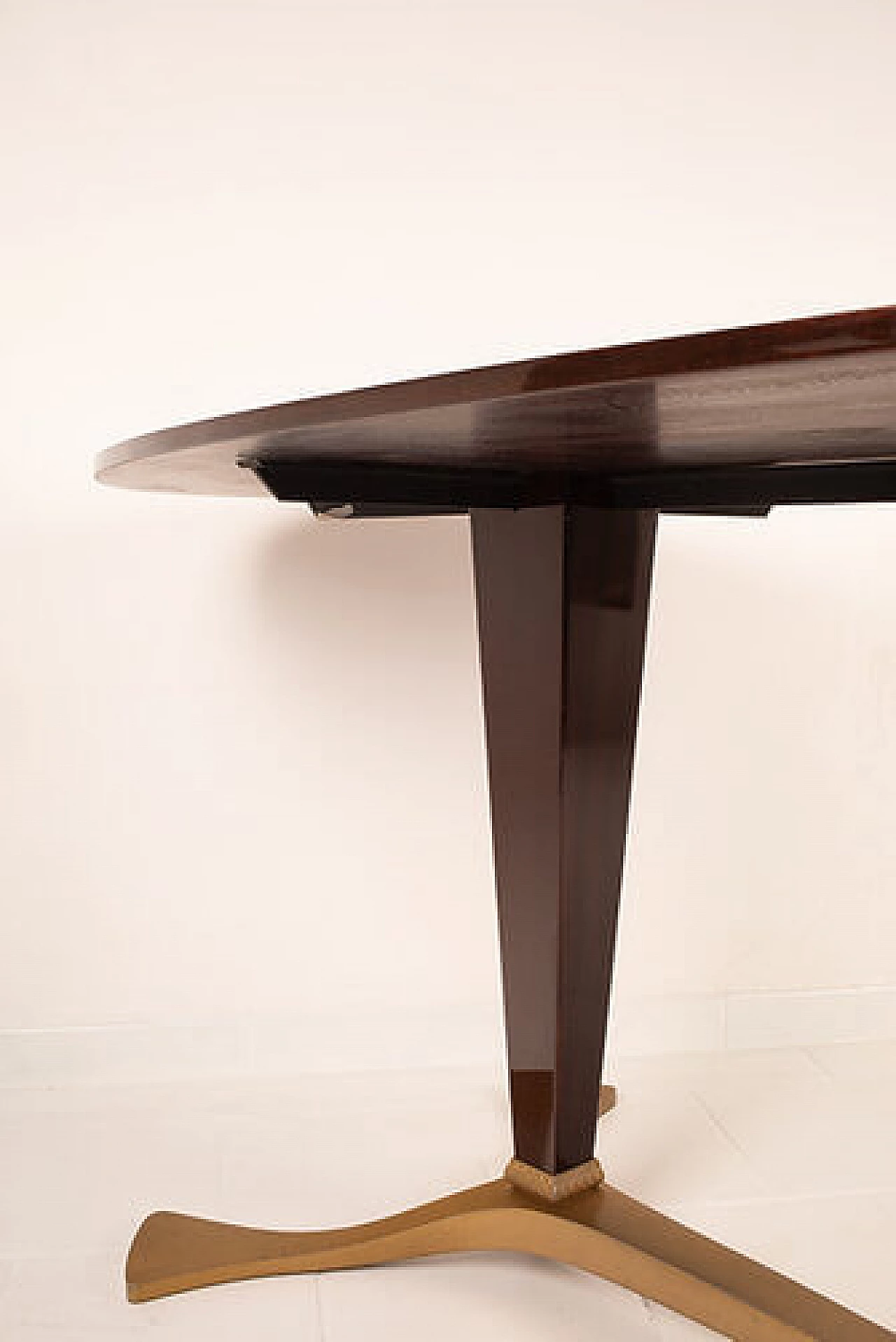 Mahogany feather table by Fulvio Brembilla for RB Design, 1950s 4