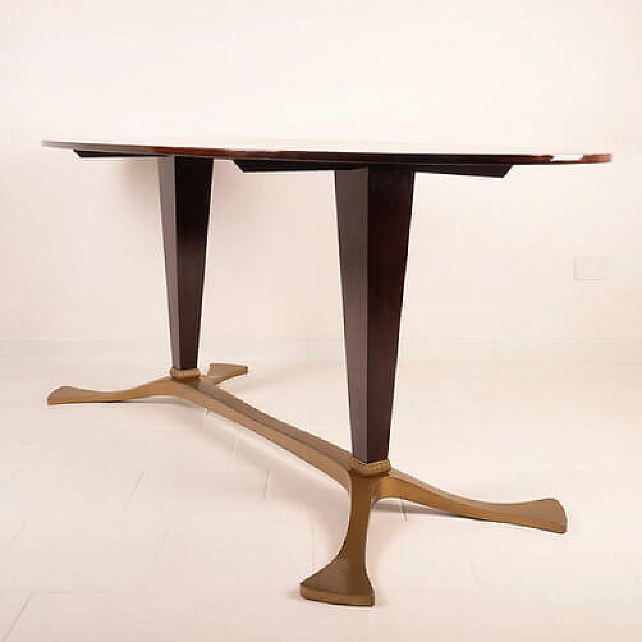 Mahogany feather table by Fulvio Brembilla for RB Design, 1950s 6
