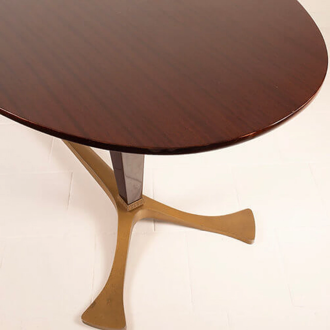 Mahogany feather table by Fulvio Brembilla for RB Design, 1950s 7