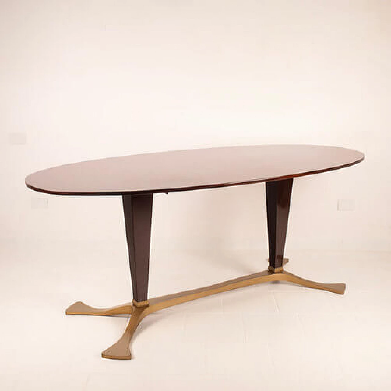 Mahogany feather table by Fulvio Brembilla for RB Design, 1950s 8