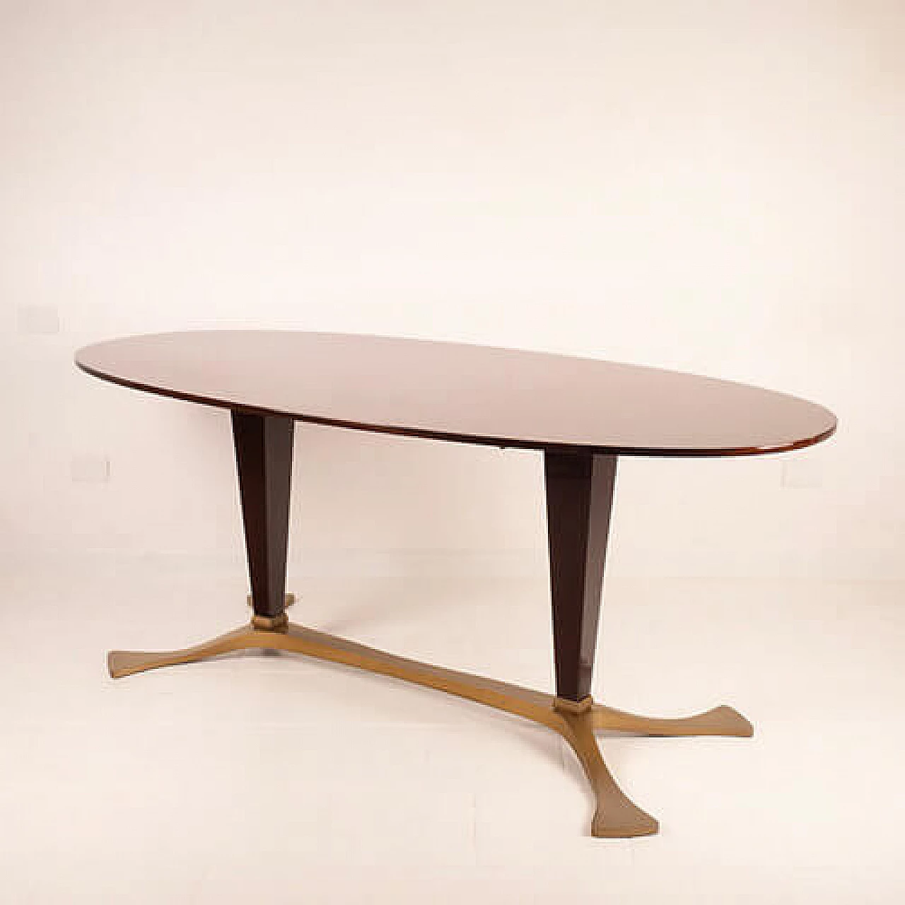 Mahogany feather table by Fulvio Brembilla for RB Design, 1950s 9