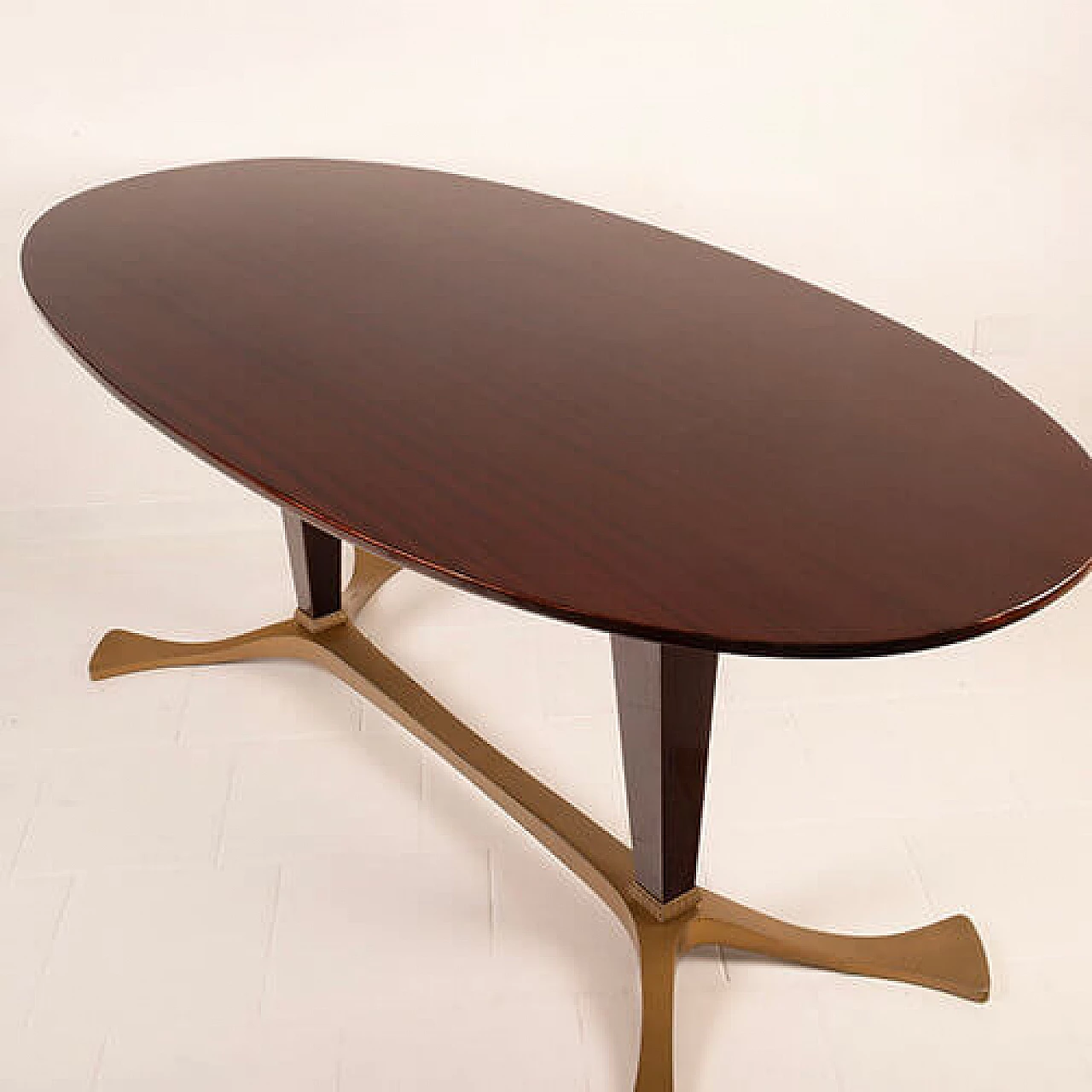 Mahogany feather table by Fulvio Brembilla for RB Design, 1950s 10