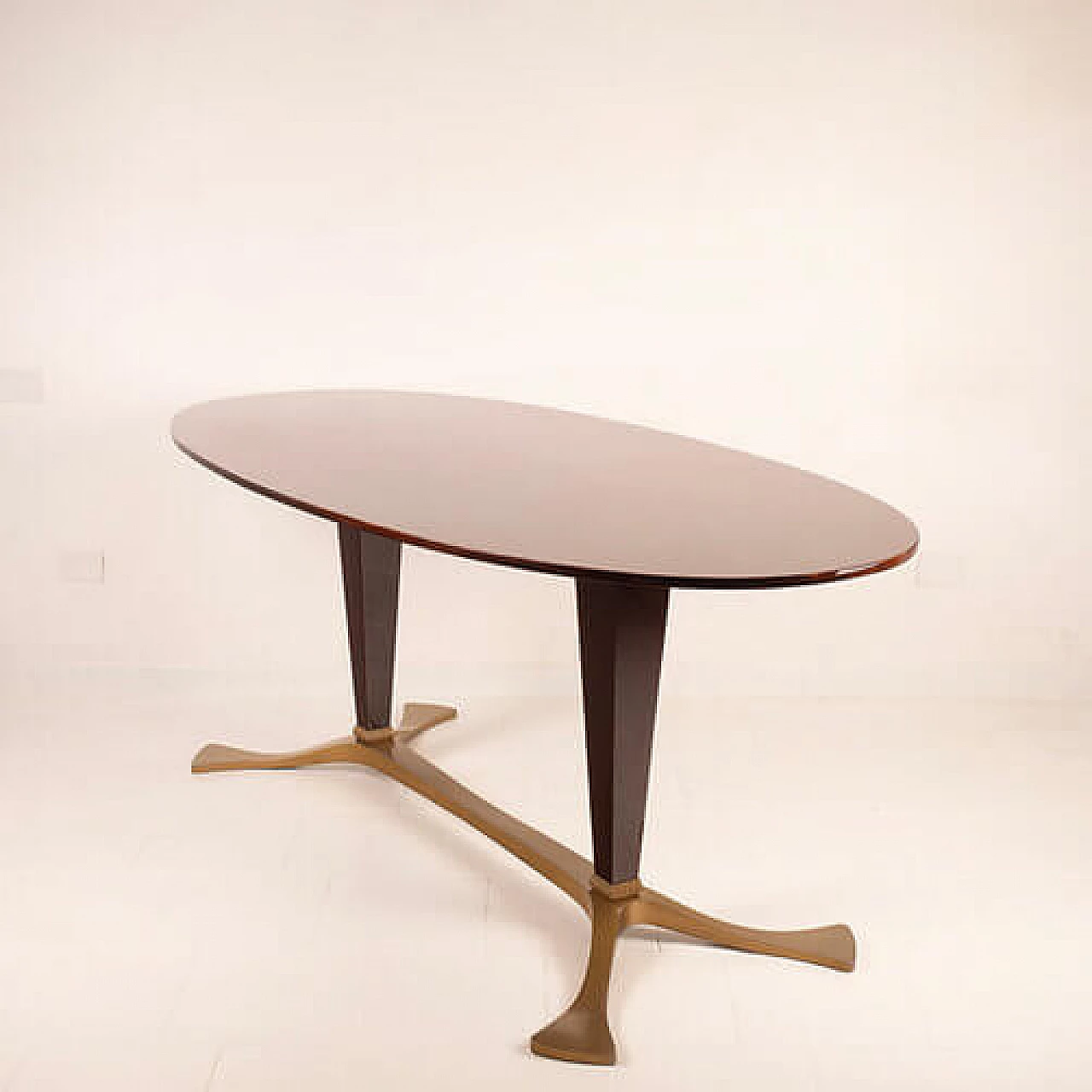 Mahogany feather table by Fulvio Brembilla for RB Design, 1950s 15