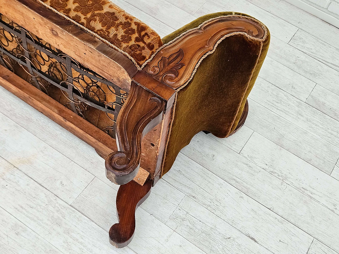 Danish two-seater ash wood sofa, 1930s 16