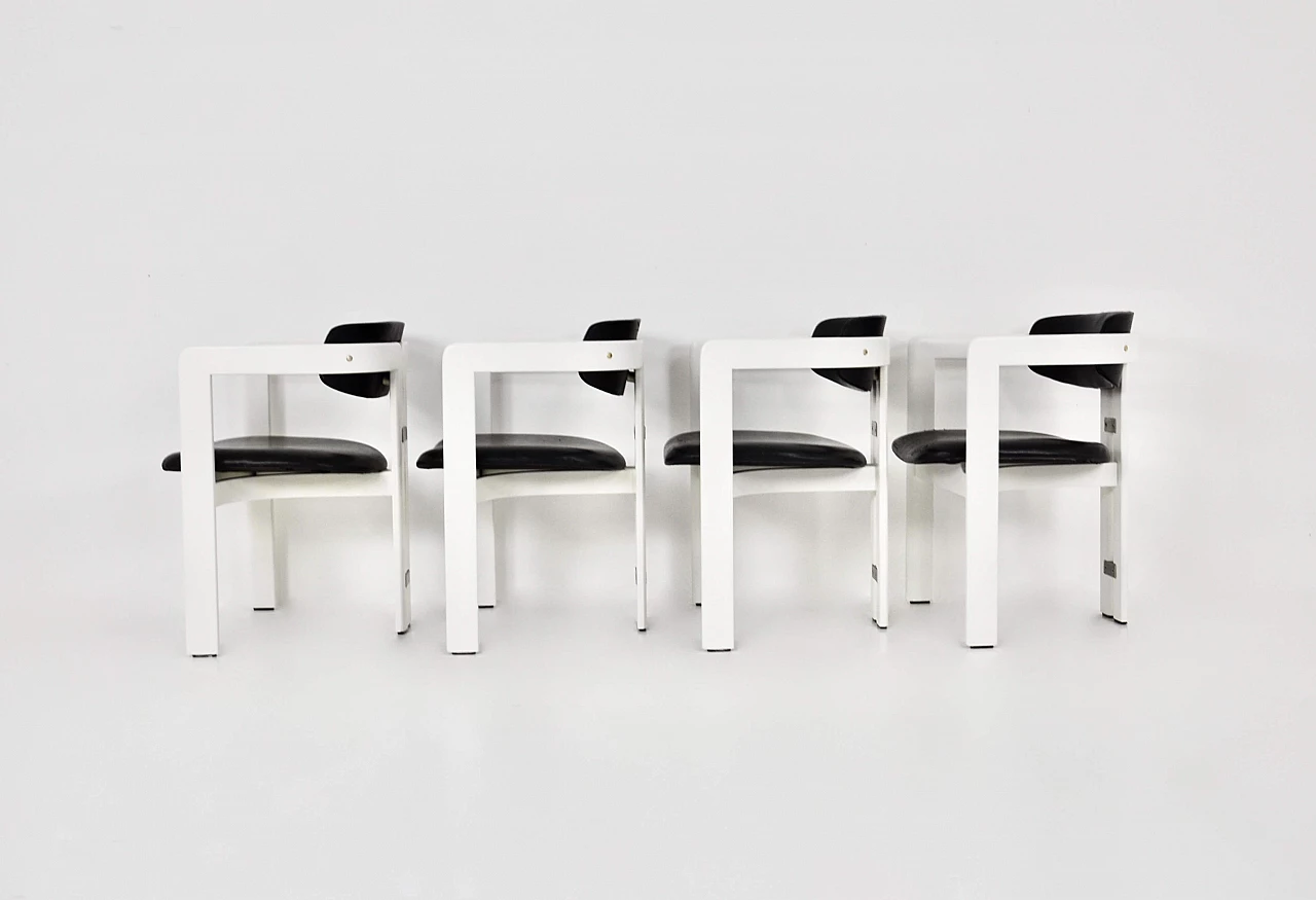 4 Pamplona dining chairs by Augusto Savini for Pozzi, 1960s 2