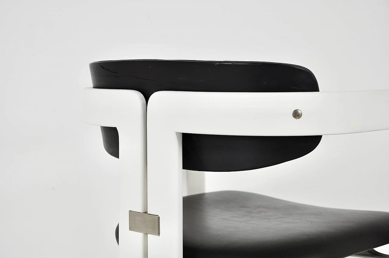 4 Pamplona dining chairs by Augusto Savini for Pozzi, 1960s 8