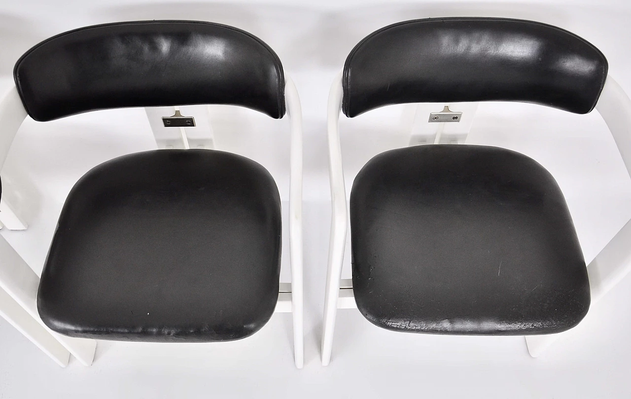 4 Pamplona dining chairs by Augusto Savini for Pozzi, 1960s 10