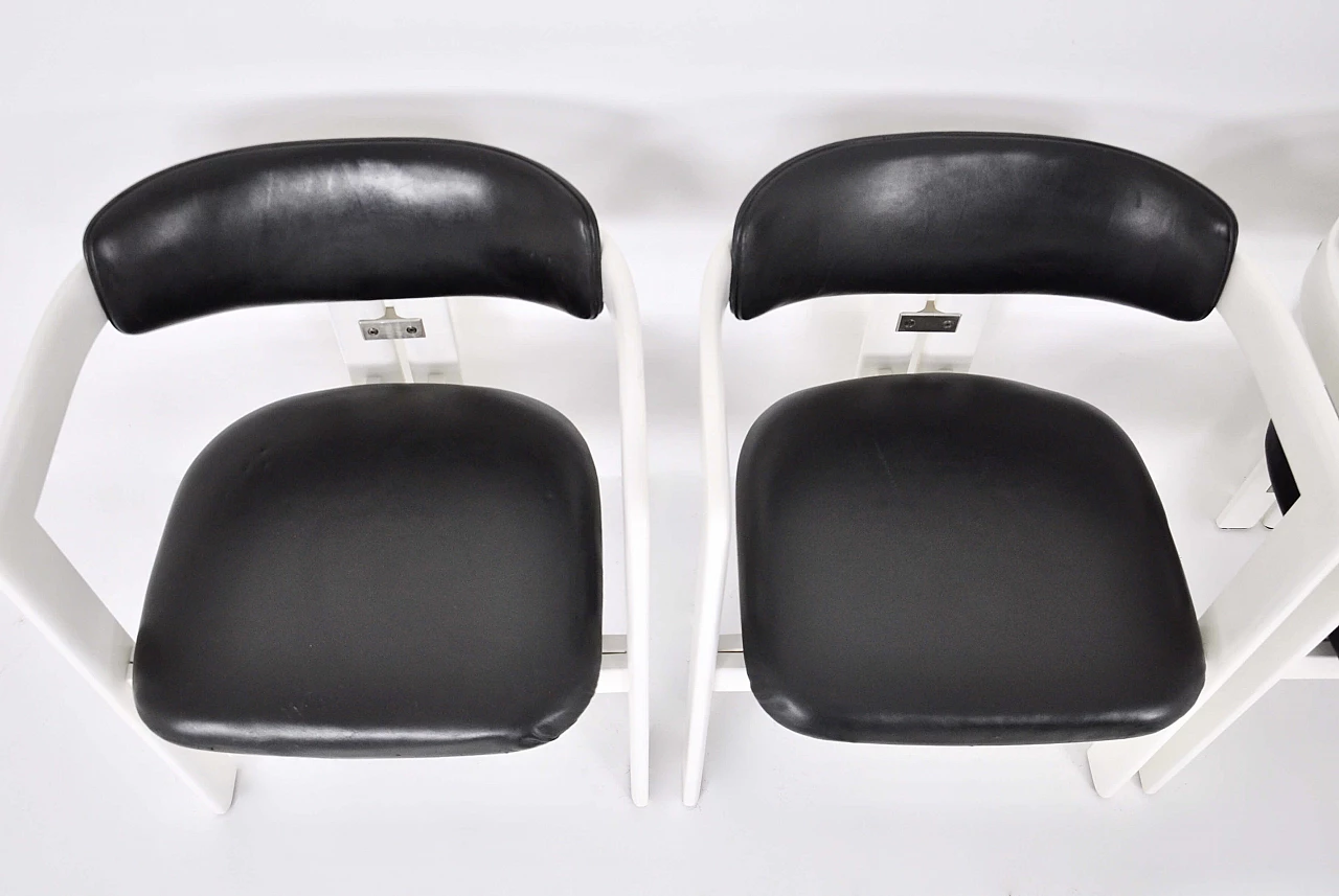 4 Pamplona dining chairs by Augusto Savini for Pozzi, 1960s 11