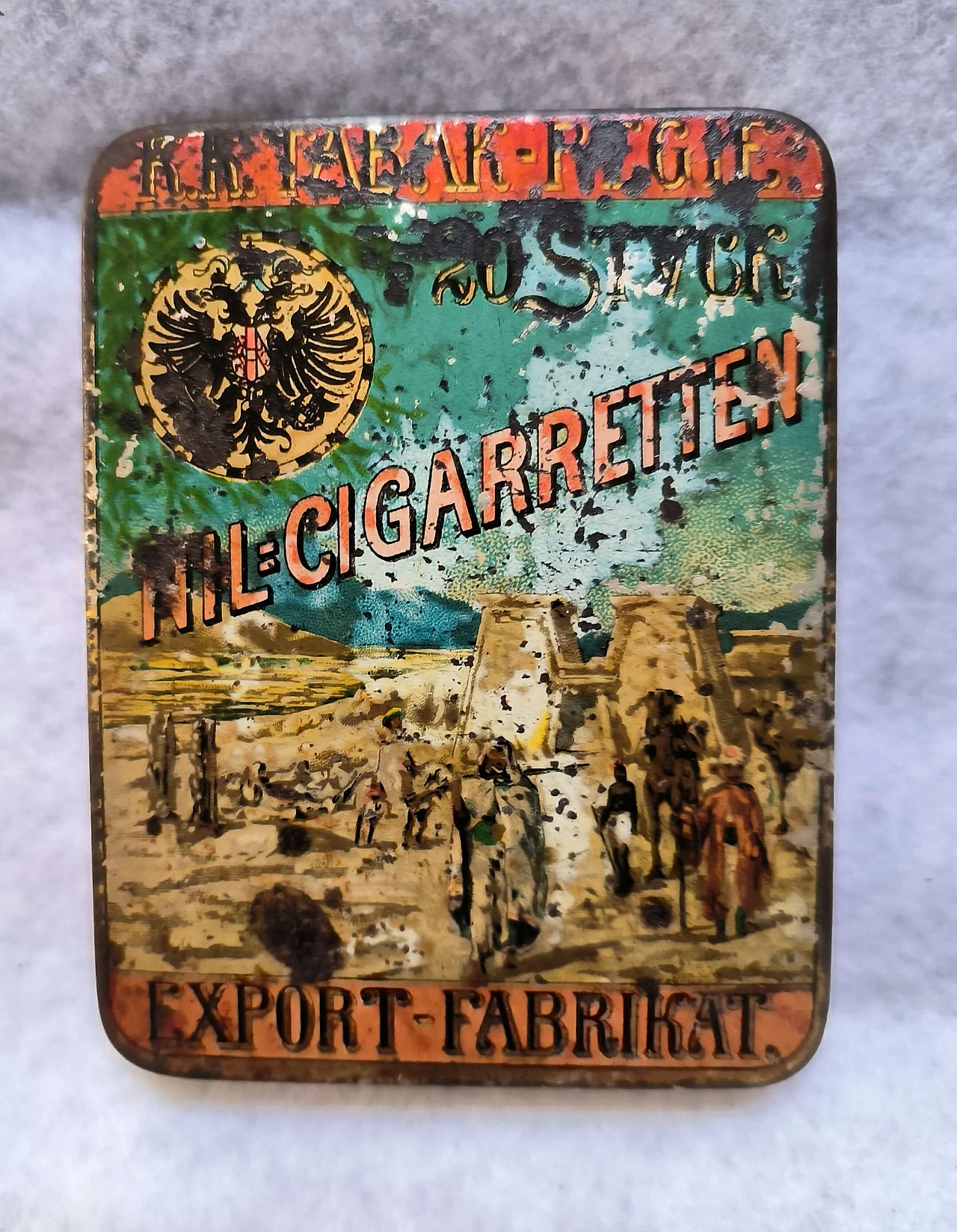 100 Scatole pubblicitarie in latta litografate XX sec 41