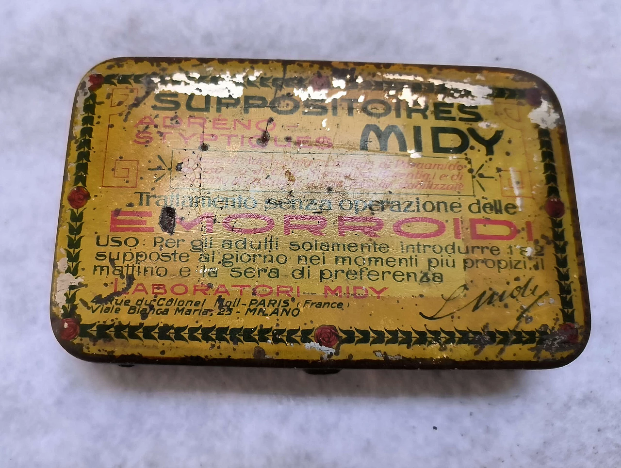 100 Scatole pubblicitarie in latta litografate XX sec 64