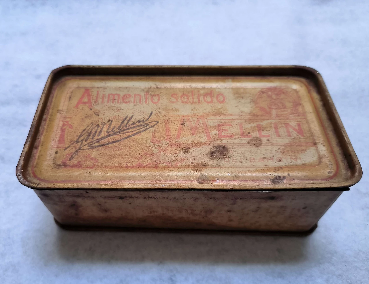 100 Scatole pubblicitarie in latta litografate XX sec 85