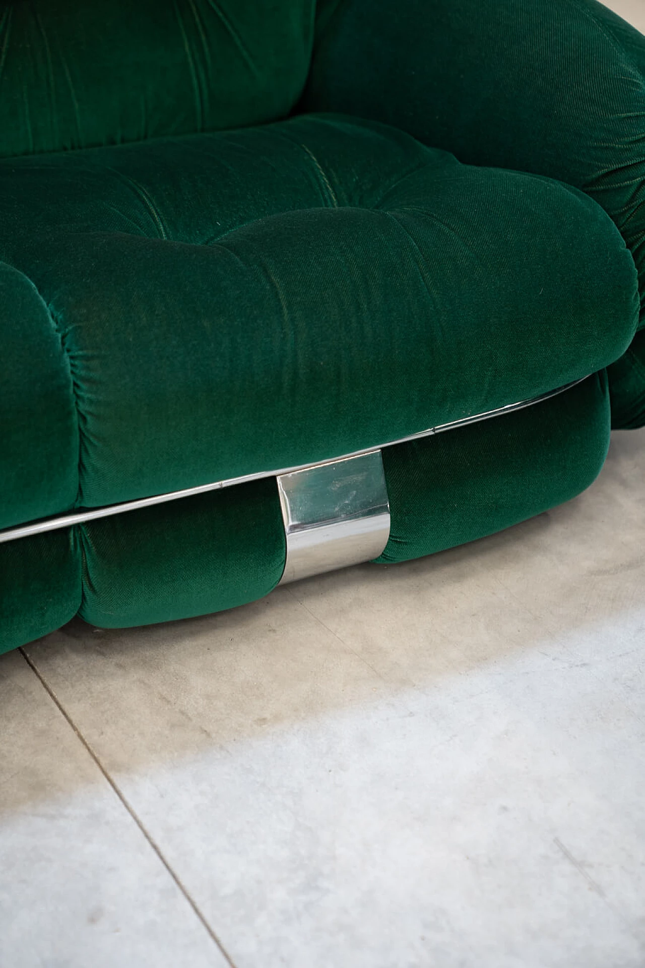 Coppia di poltrone e divano a tre posti Okay di Adriano Piazzesi per 3D, anni '70 15
