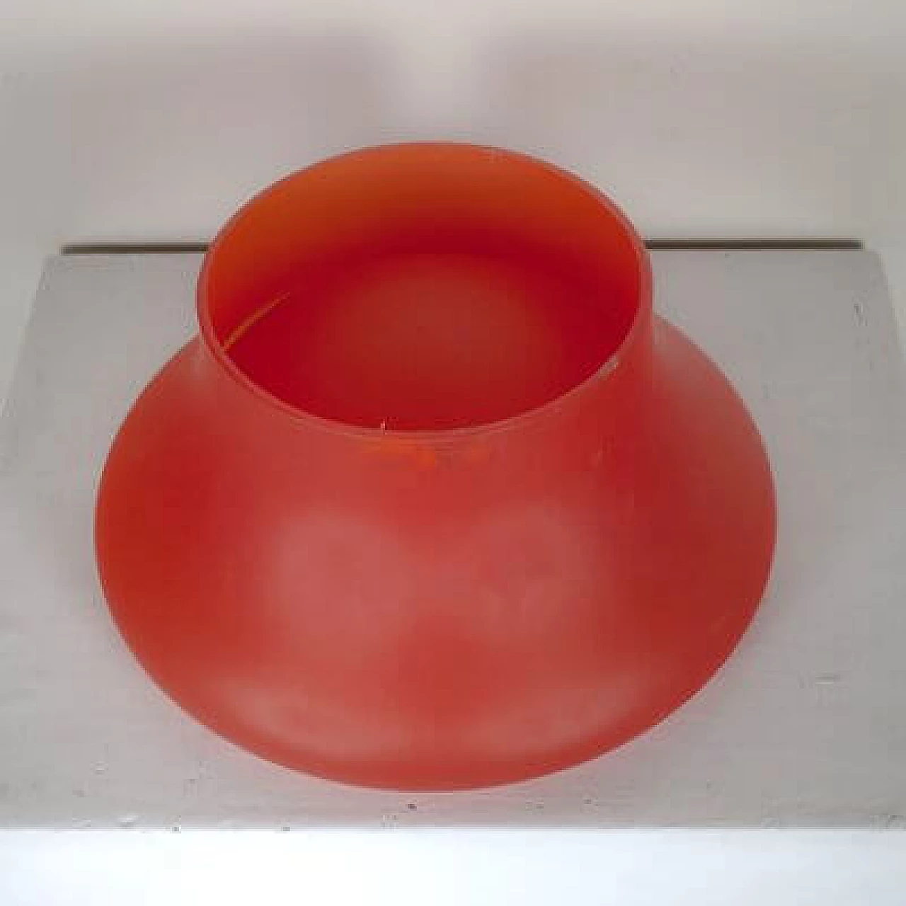 Frosted colored glass vase by Cenedese, 1960s 2