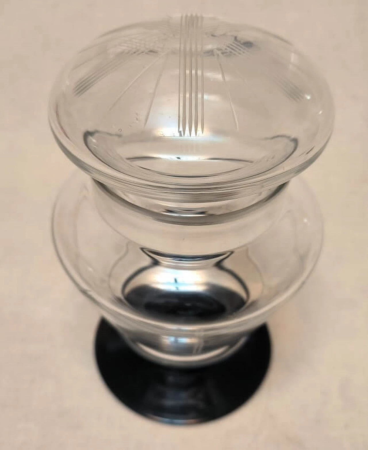 Murano glass drunken cherries jar, 1930s 5