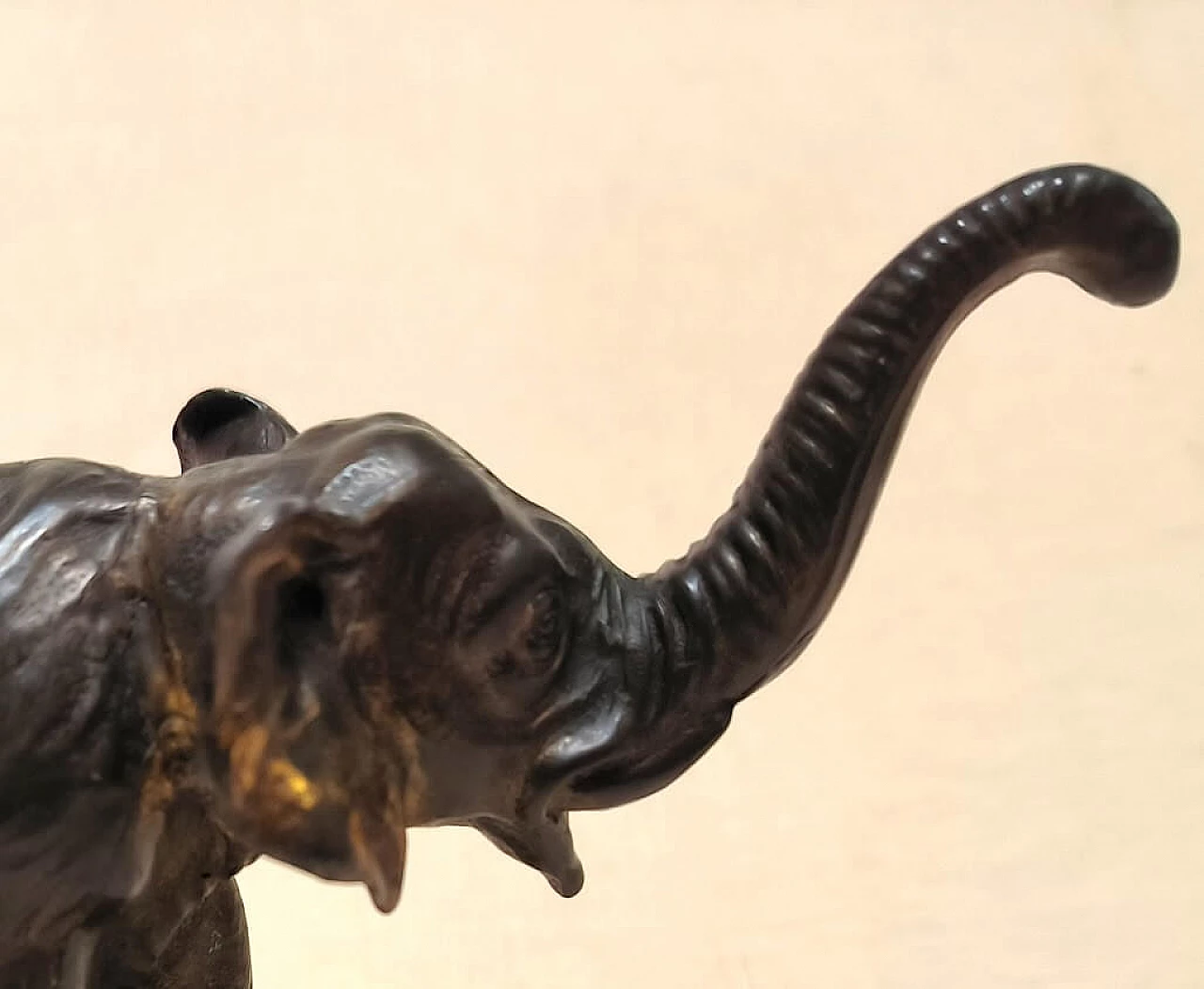 Elefante fermacarte in bronzo, anni '30 5