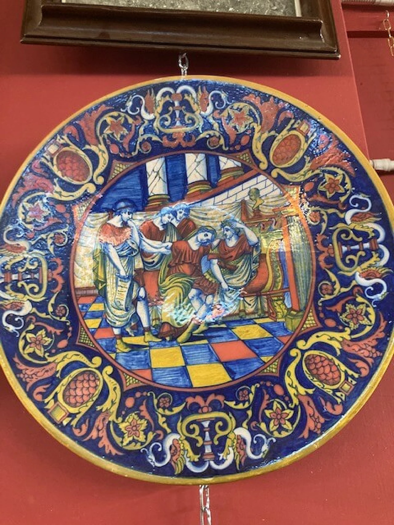 Piatto a Lustro Gualdo Tadino di Rubboli, primo '900 1