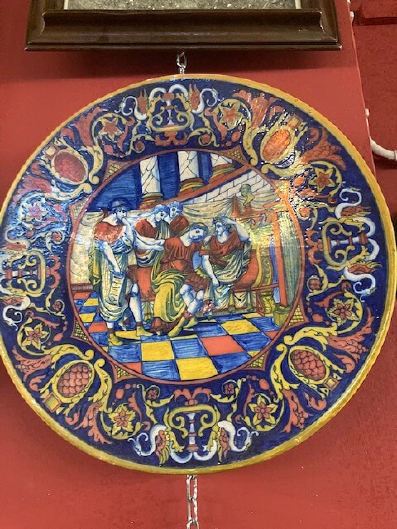 Piatto a Lustro Gualdo Tadino di Rubboli, primo '900 2