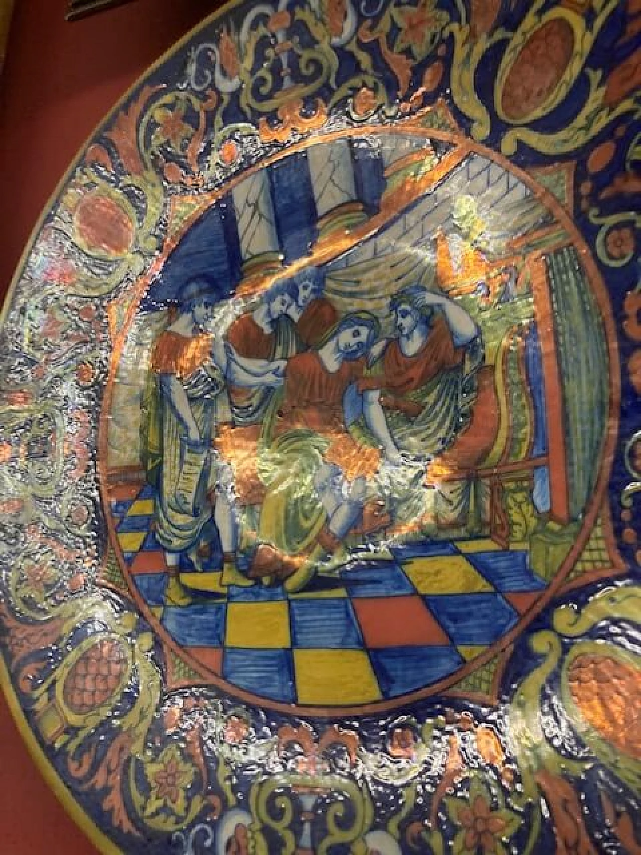 Piatto a Lustro Gualdo Tadino di Rubboli, primo '900 3