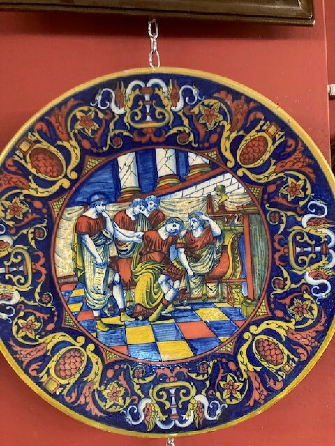 Piatto a Lustro Gualdo Tadino di Rubboli, primo '900 4