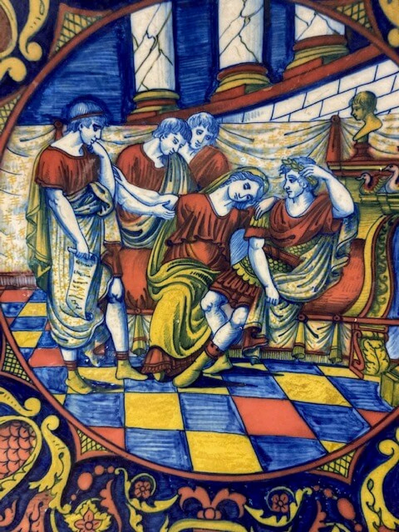 Piatto a Lustro Gualdo Tadino di Rubboli, primo '900 5