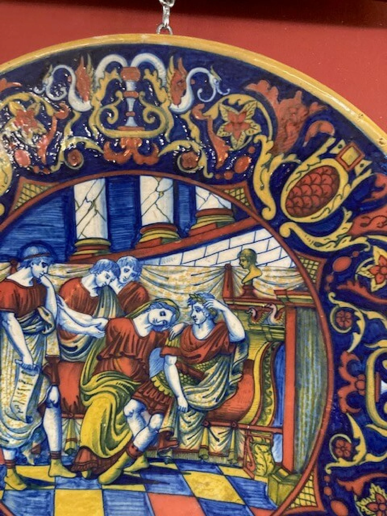 Piatto a Lustro Gualdo Tadino di Rubboli, primo '900 6