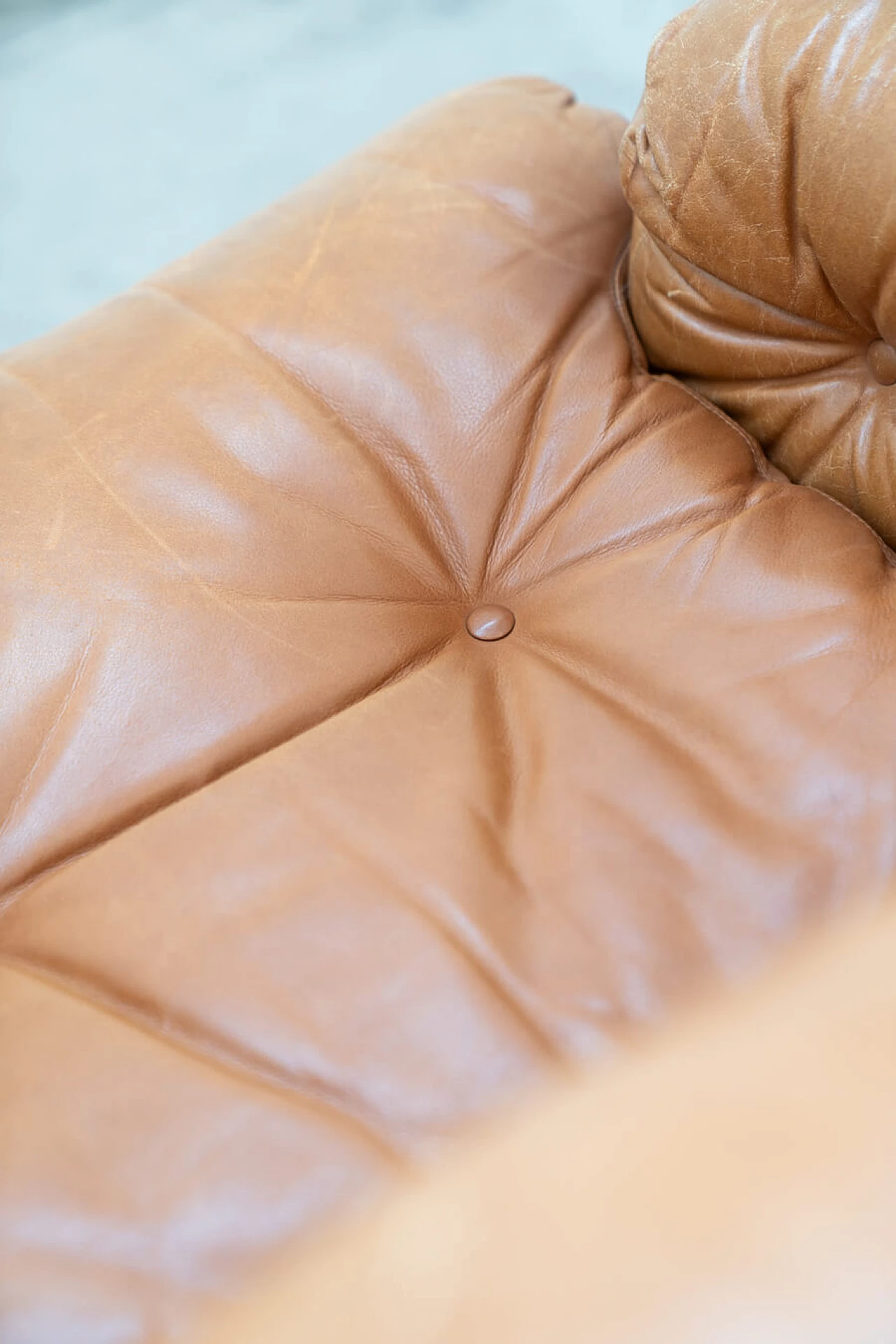 Coppia di poltrone Coronado con pouf di Afra e Tobia Scarpa per B&B Italia, anni '70 6