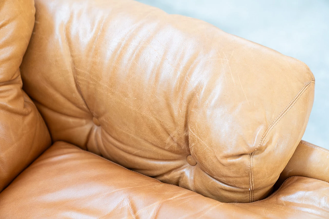 Coppia di poltrone Coronado con pouf di Afra e Tobia Scarpa per B&B Italia, anni '70 18