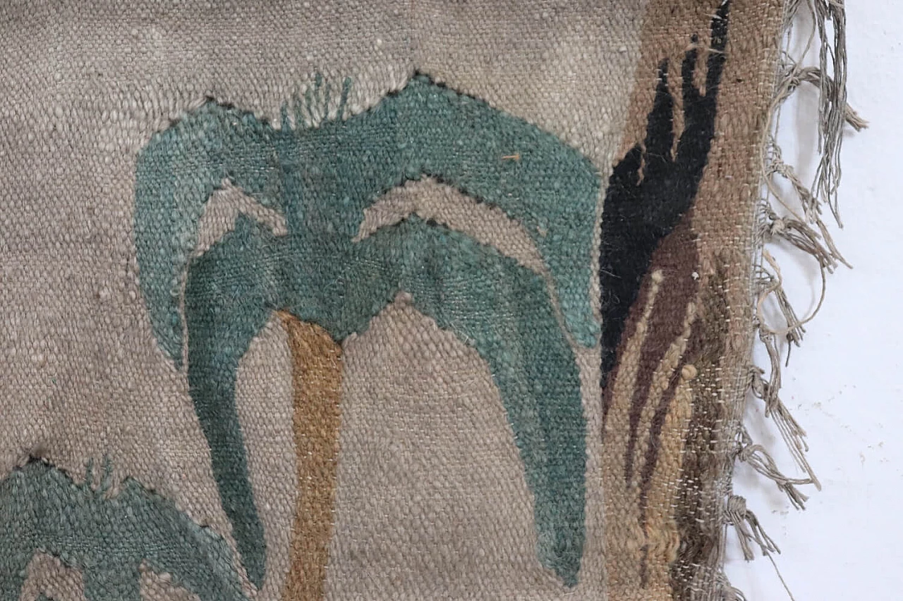 Egyptian wool wall rug, 1950s 6