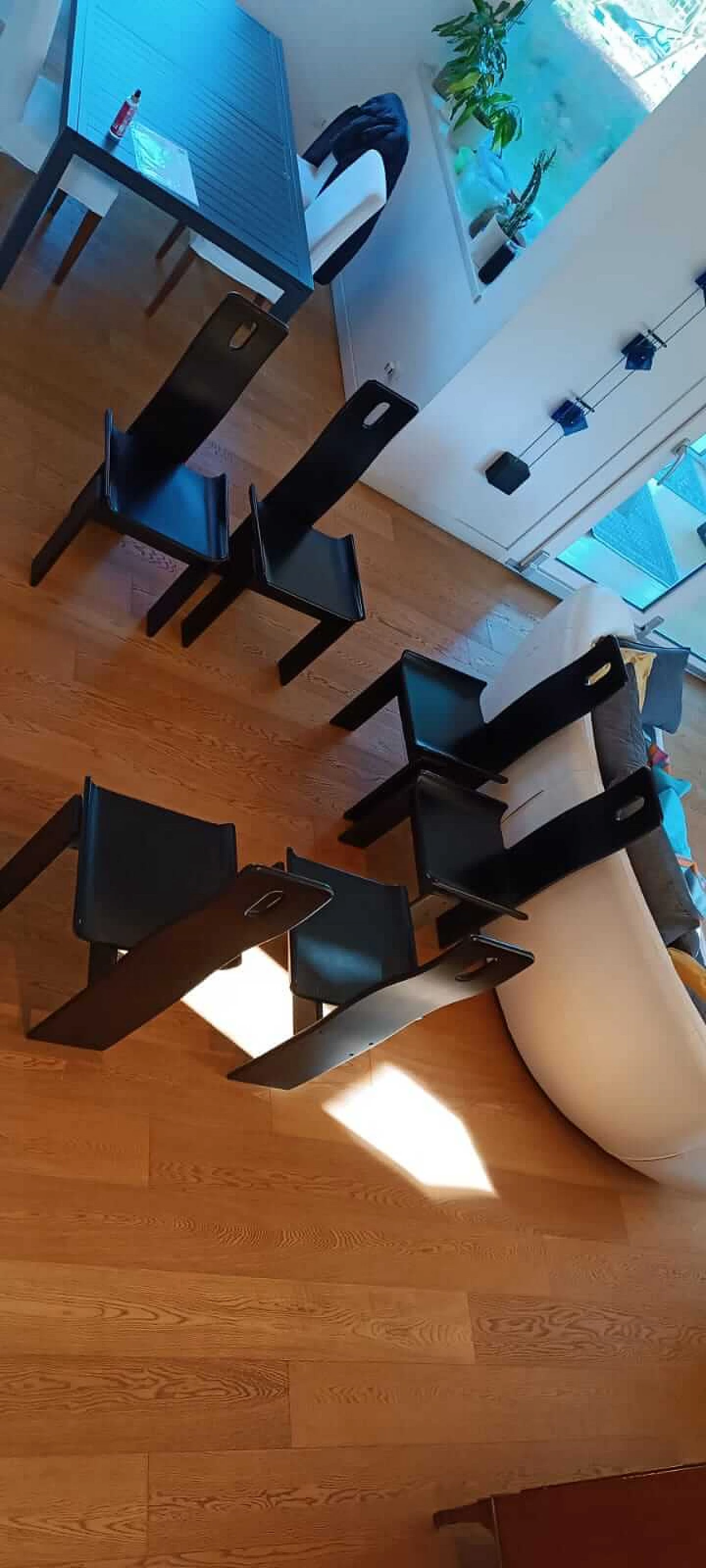 6 Sedie in legno di Eduardo Landi, 1973 9