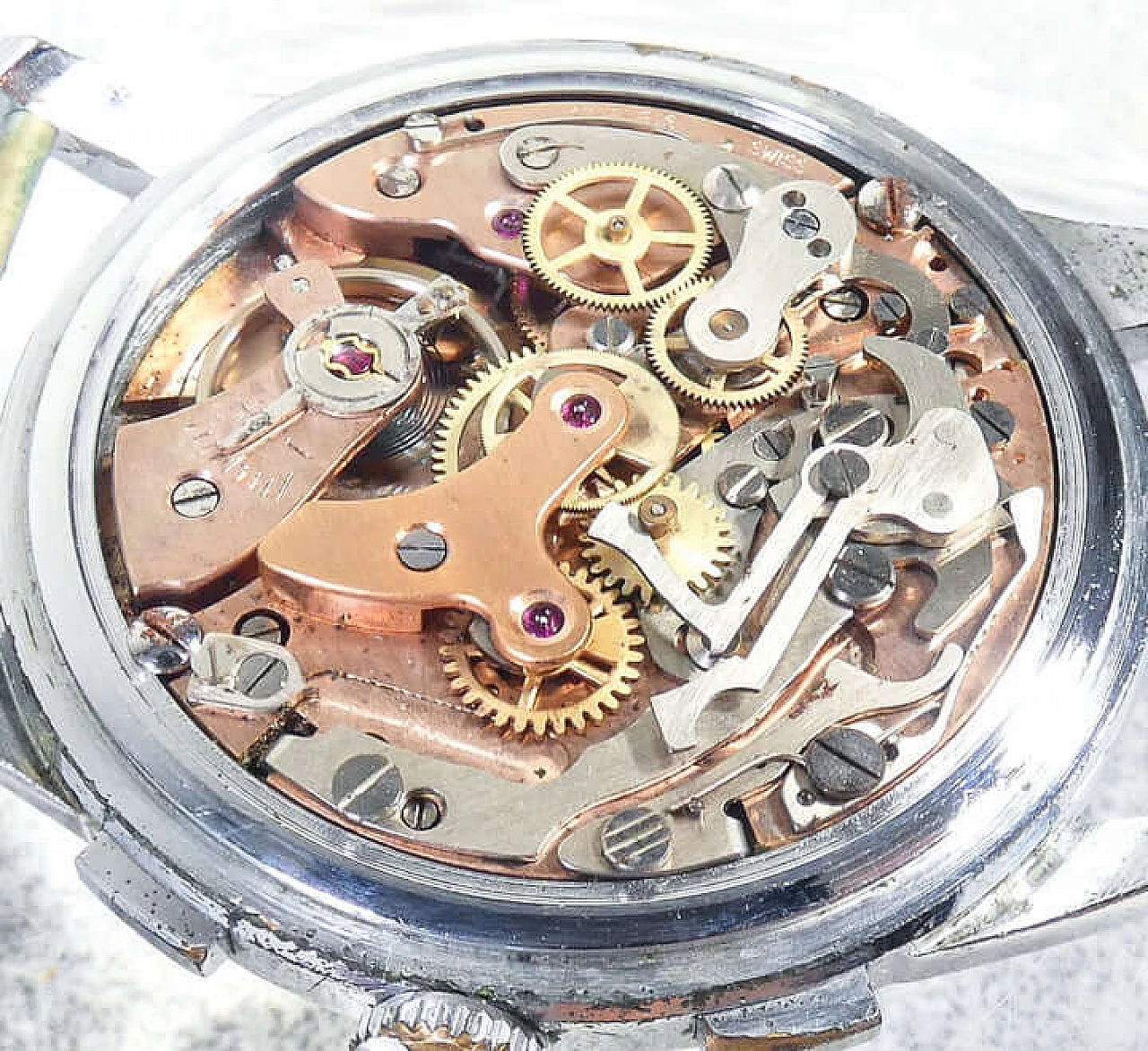 La Martine Landeron 248 wrist chronograph watch, 1960s 4