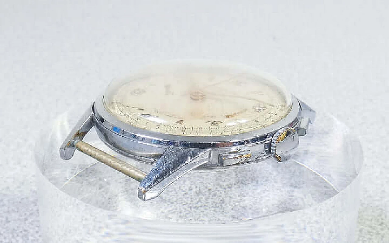 La Martine Landeron 248 wrist chronograph watch, 1960s 10