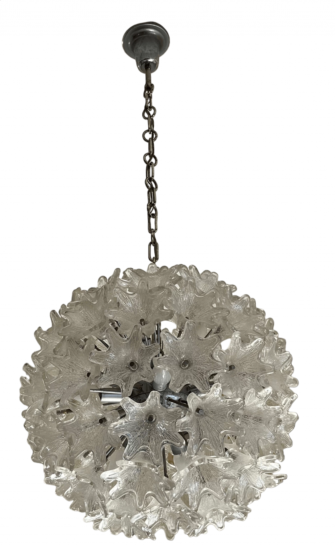 Murano glass chandelier by Paolo Venini for Veart, 1960s 11