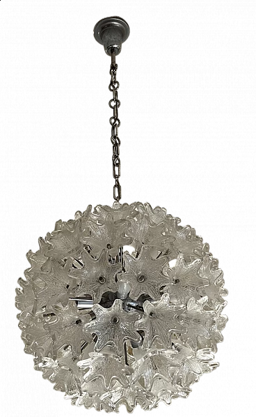 Murano glass chandelier by Paolo Venini for Veart, 1960s