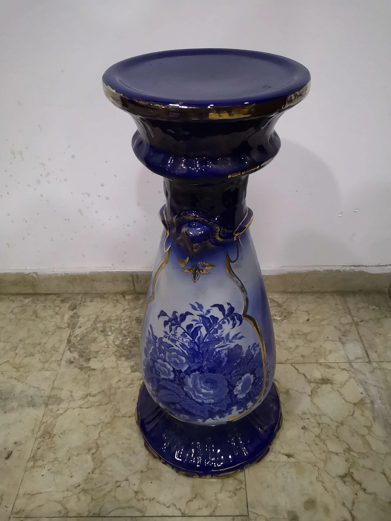 Vaso con piedistallo di Jardiniere U&C Sarreguemines, '800 4