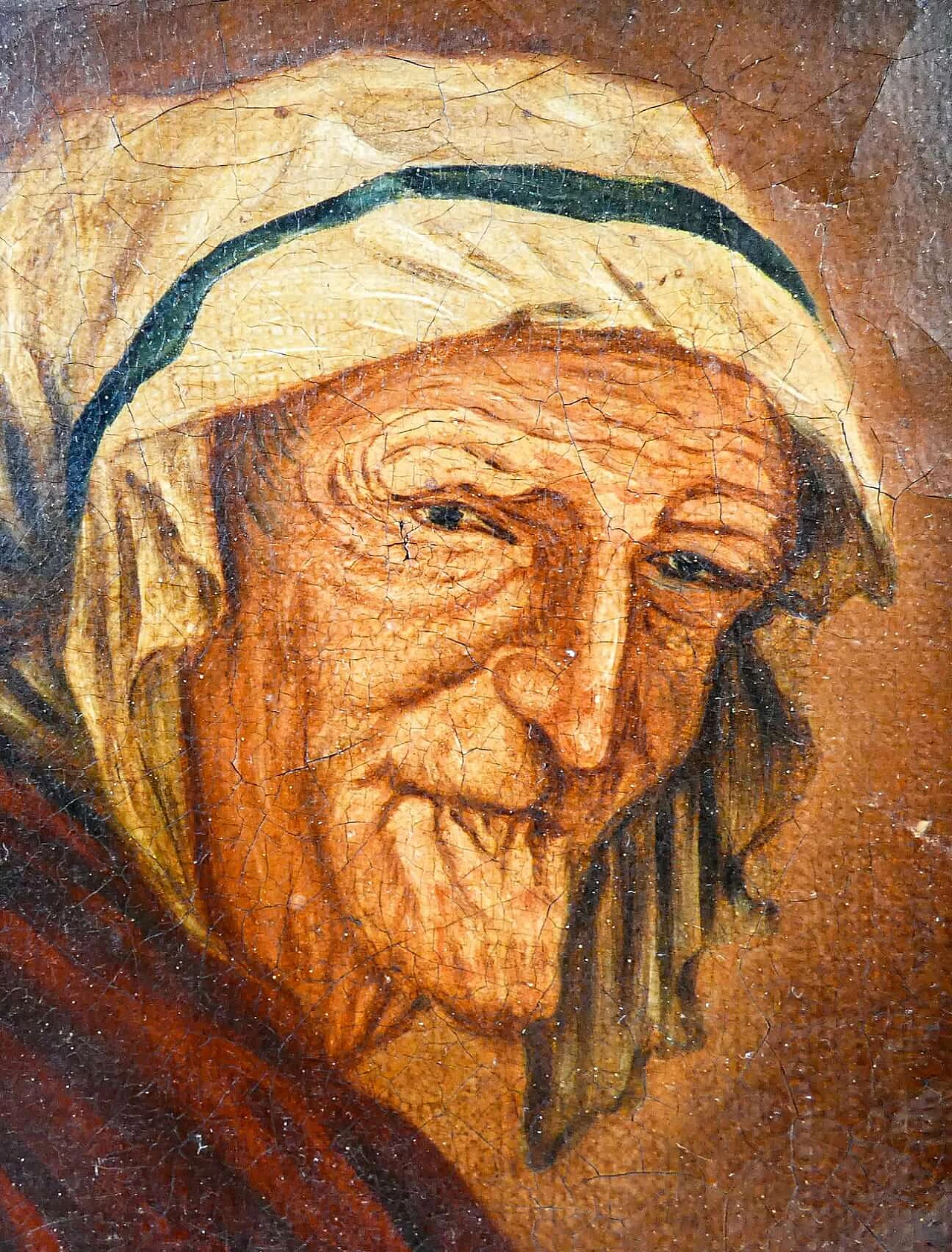 Coppia di ritratti grotteschi, olio su tela, '800 7