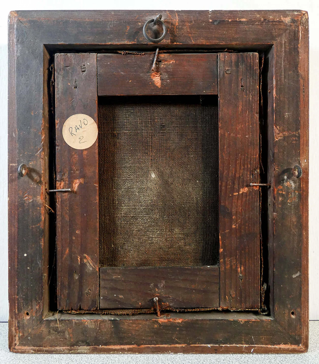 Coppia di ritratti grotteschi, olio su tela, '800 8