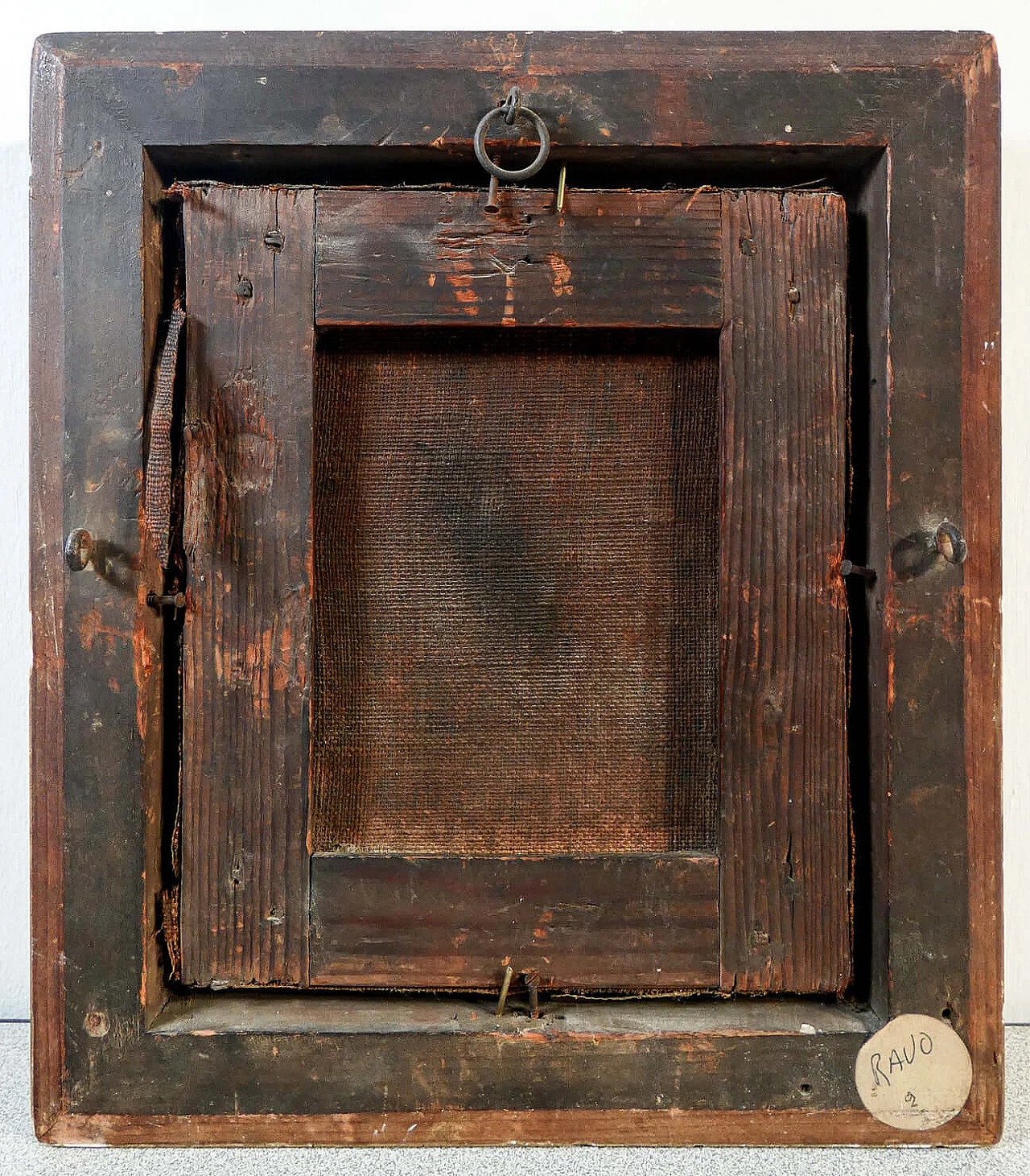 Coppia di ritratti grotteschi, olio su tela, '800 9