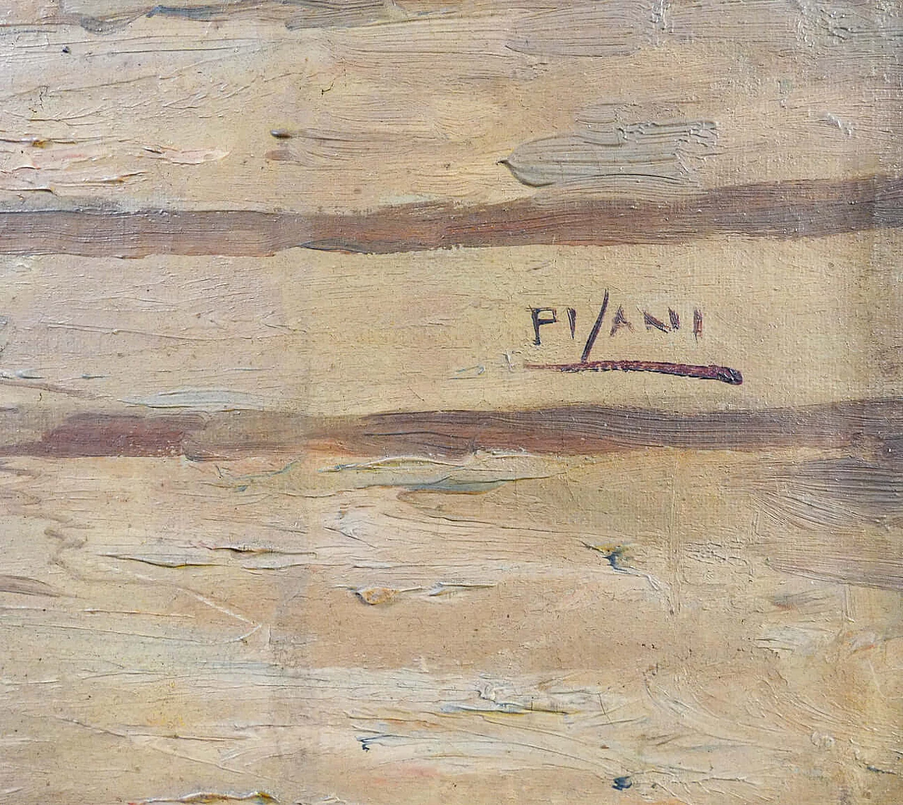 Gustavo Pisani, Stairway of Naples, oil on canvas, early 20th century 5