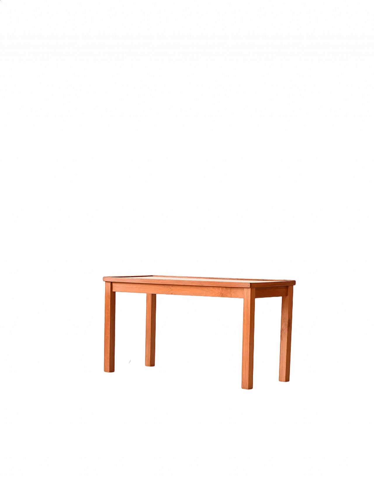 Scandinavian rectangular teak coffee table, 1960s 10