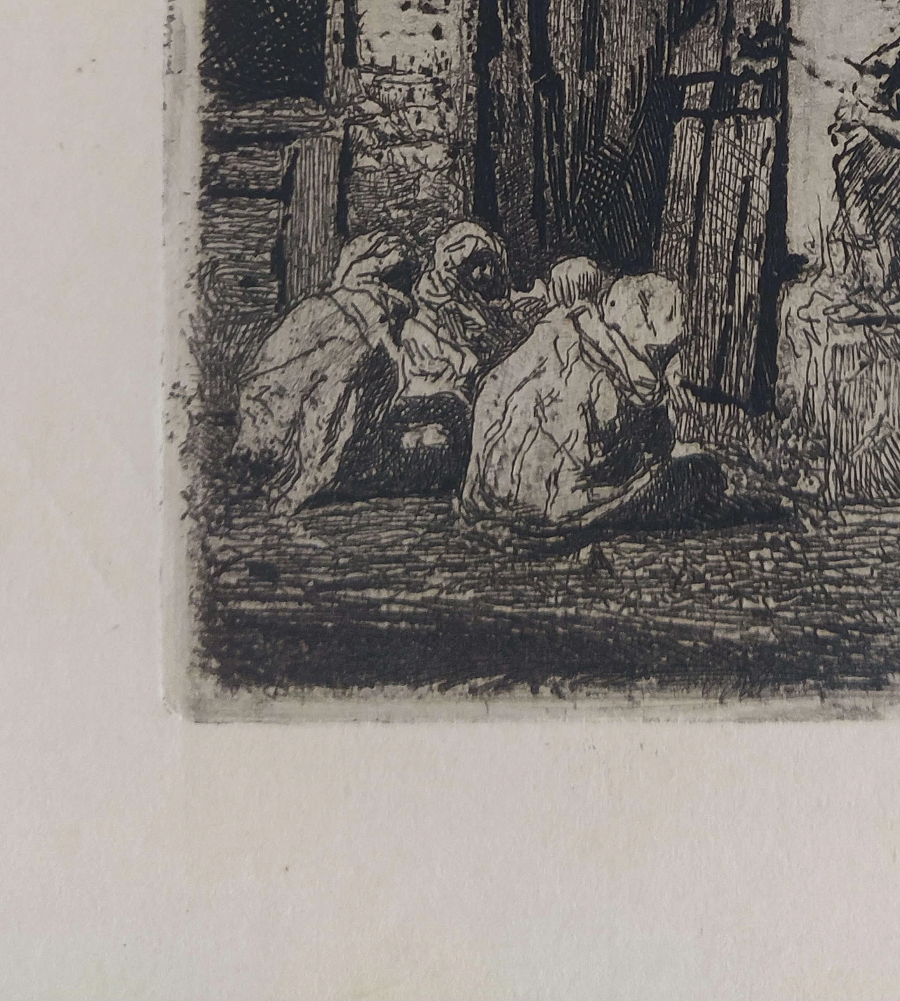 Mariano Fortuny y Marsal, Tanger, etching, 19th century 2