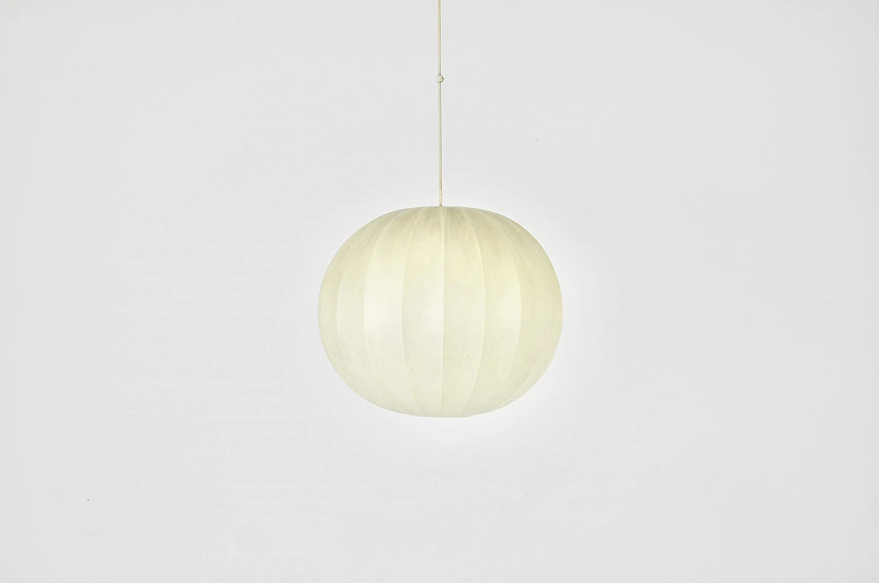 Cocoon hanging lamp by Achille and Pier Giacomo Castiglioni for Flos, 1960s 4