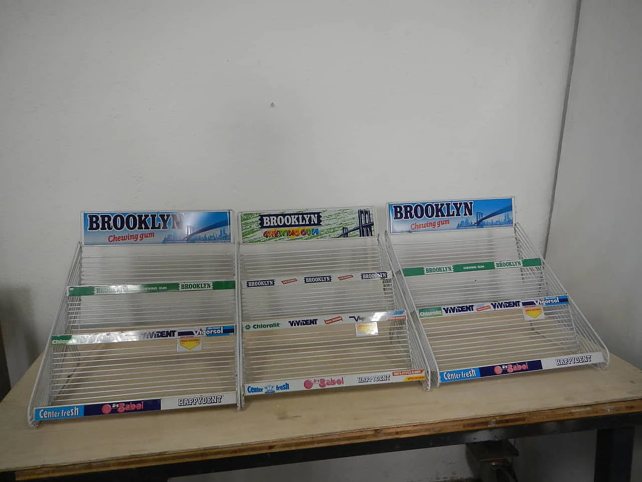 Brooklyn advertising display stand, 1970s 1