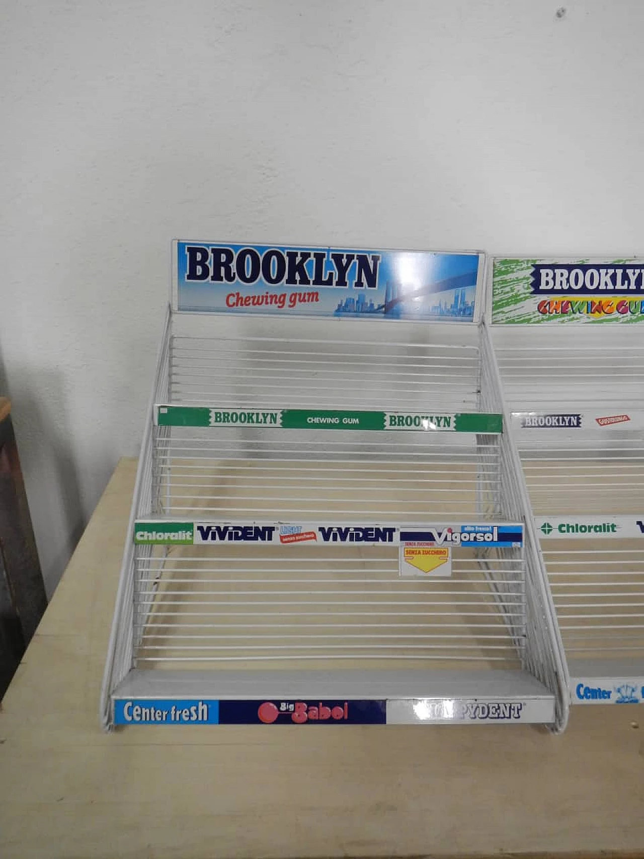 Brooklyn advertising display stand, 1970s 2